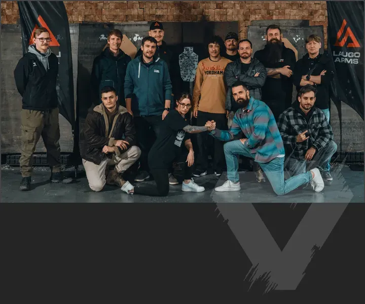 Gray Zone Warfare creators together at an event